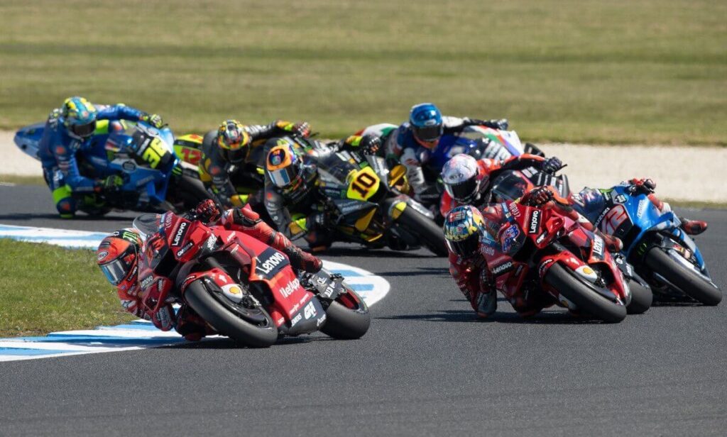 Pecco Bagnaia nel MotoGP di Australia