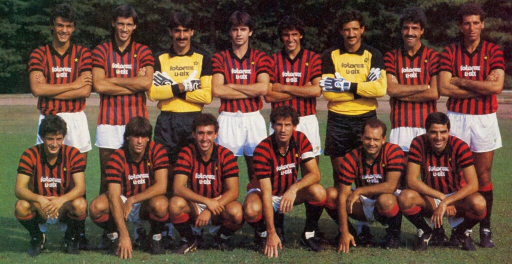   Milan pada musim 1985-1986 