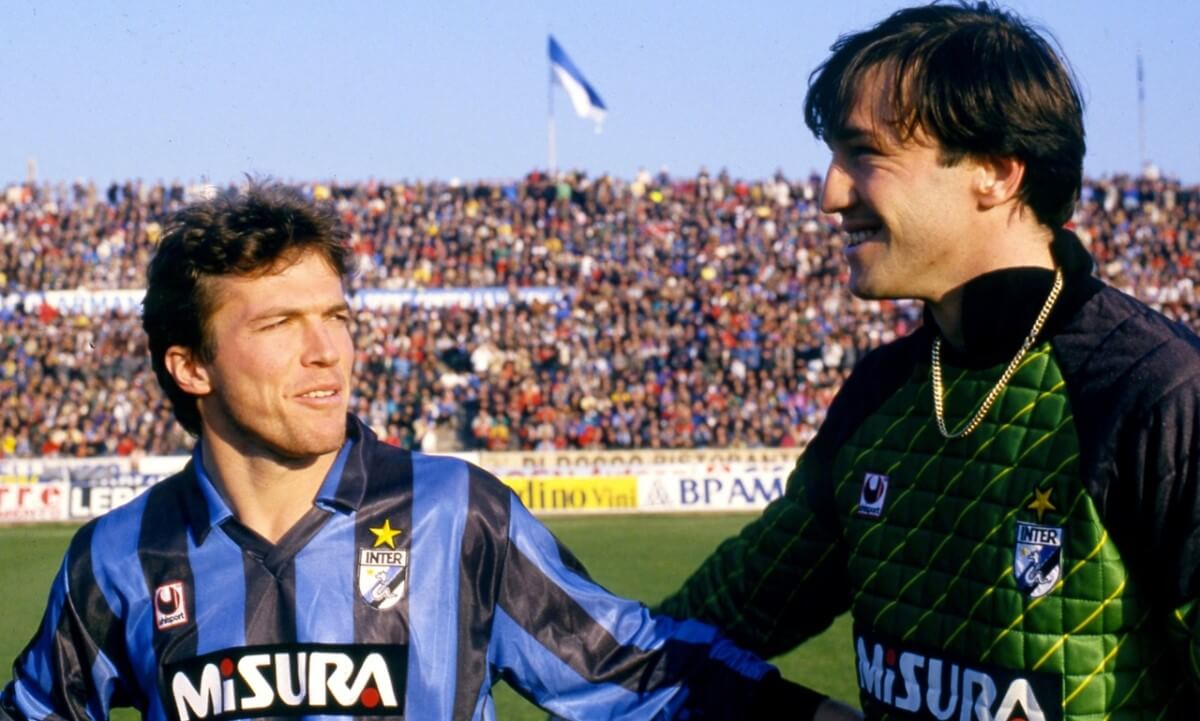 Matthaus e Zenga, due idoli con la maglia dell'Inter negli anni 80