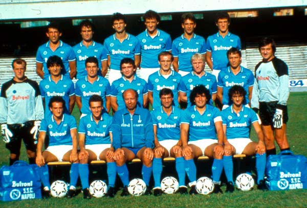 Kaus Napoli 80-an - musim 85/86