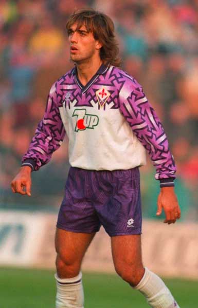 maglie fiorentina anni 90 - Batistuta stagione 92 93