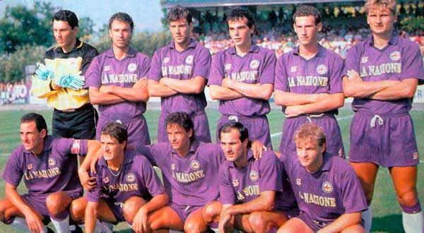 maglie fiorentina anni 90 - stagione 89/90