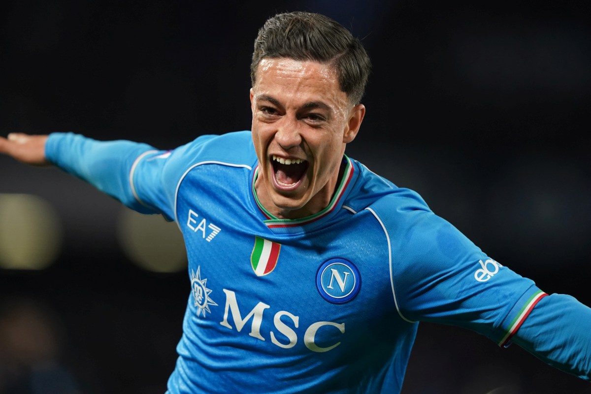 Giacomo Raspadori del Napoli