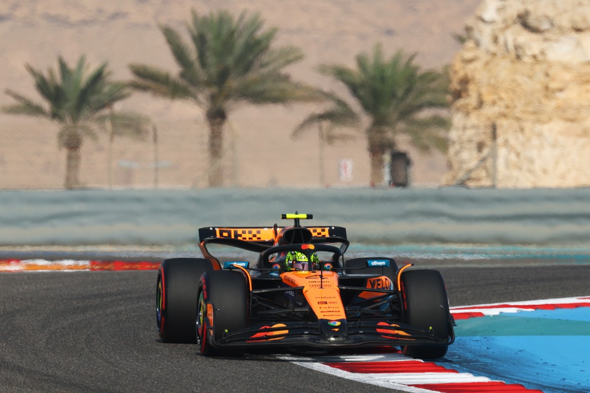 Lando Norris sulla McLaren