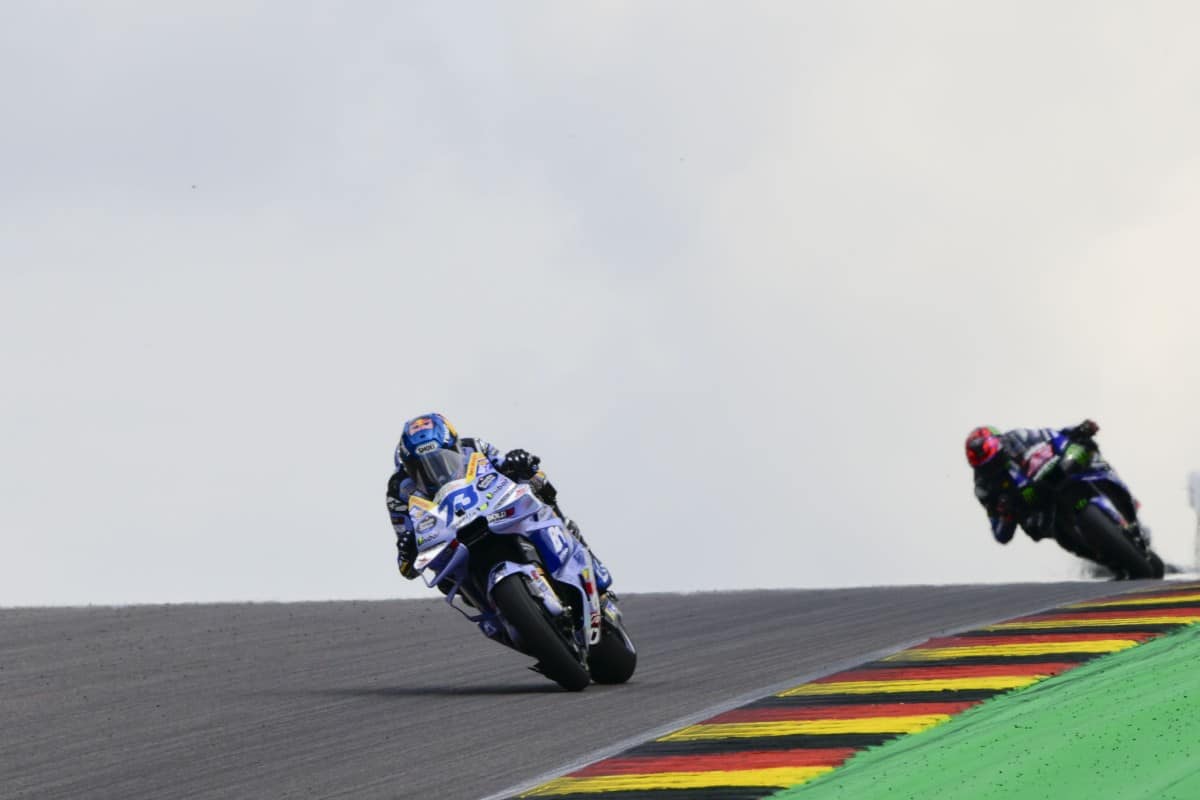 Alex Marquez sul circuito del Sachsenring