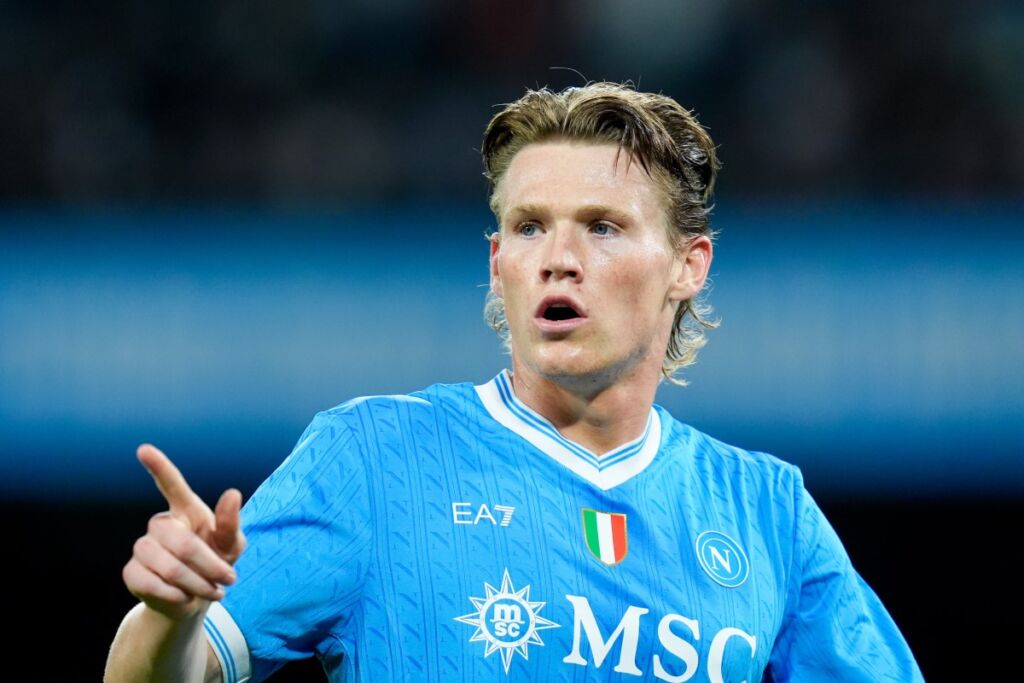 Scott McTominay del Napoli