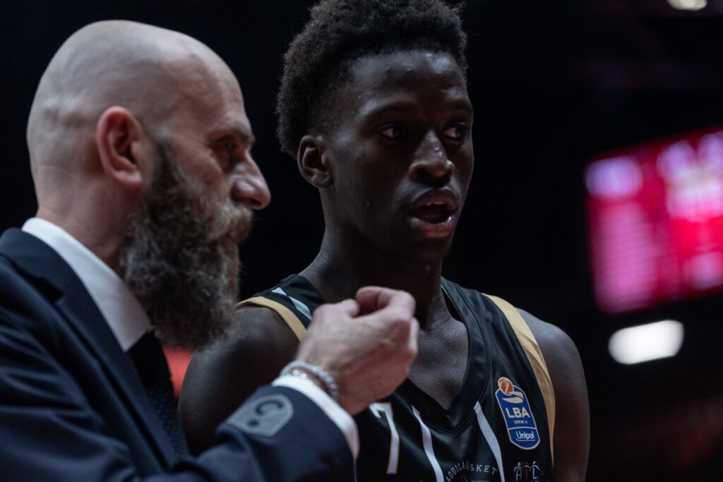 Massimo Cancellieri e Cheickh Niang della Dolomiti Energia Trentino