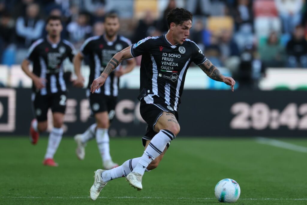 Nicolò Zaniolo dell'Udinese