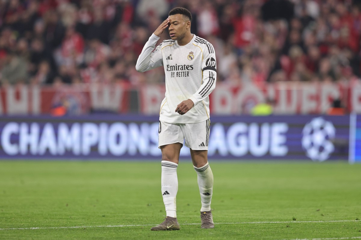 Kylian Mbappé del Real Madrid