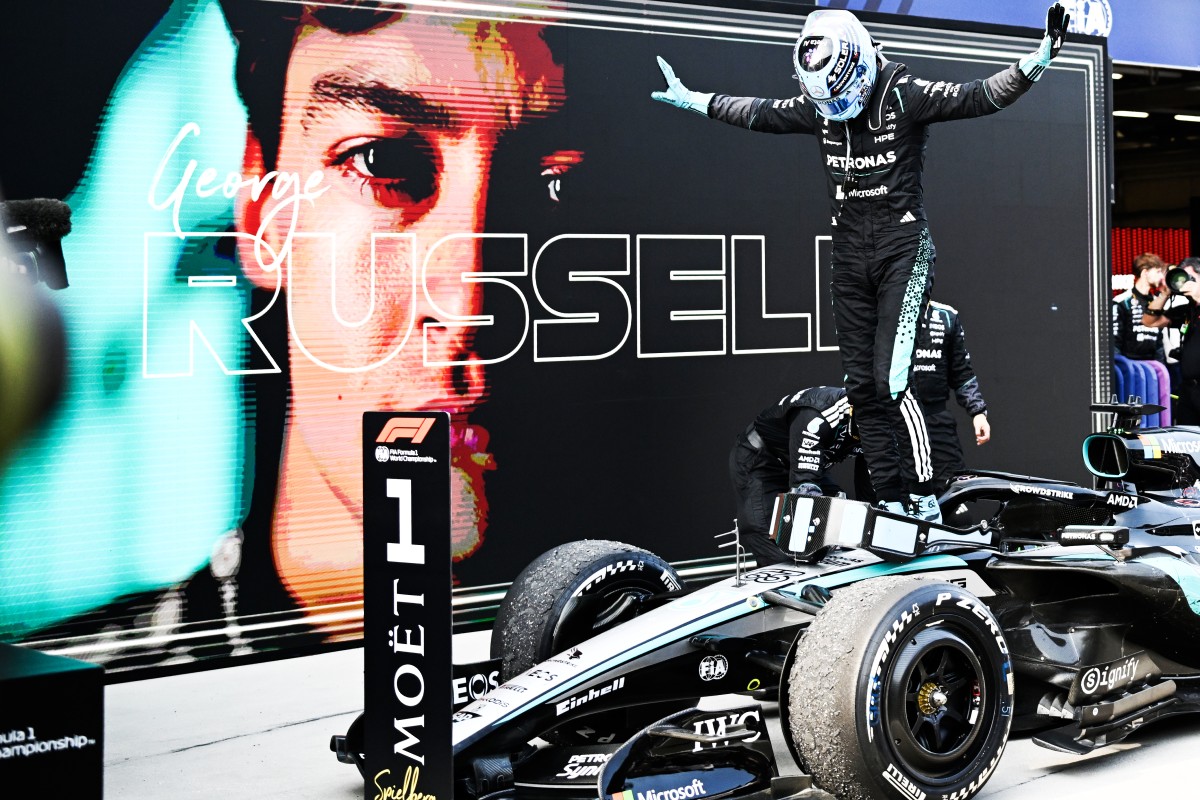 George Russell della Mercedes